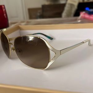Vera Bradley Gold/White Sunglasses